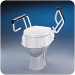 Asiento Elevador WC 5-10-15cm. con Tapa y Brazos 
