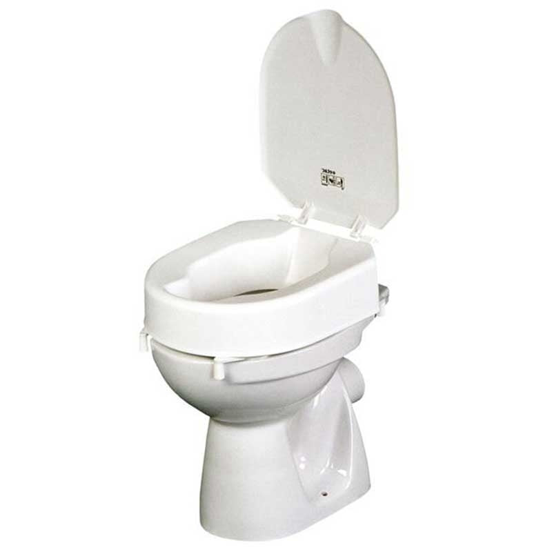 Asiento Elevador WC 10cm. HI-LOO con Tapa — Etac
