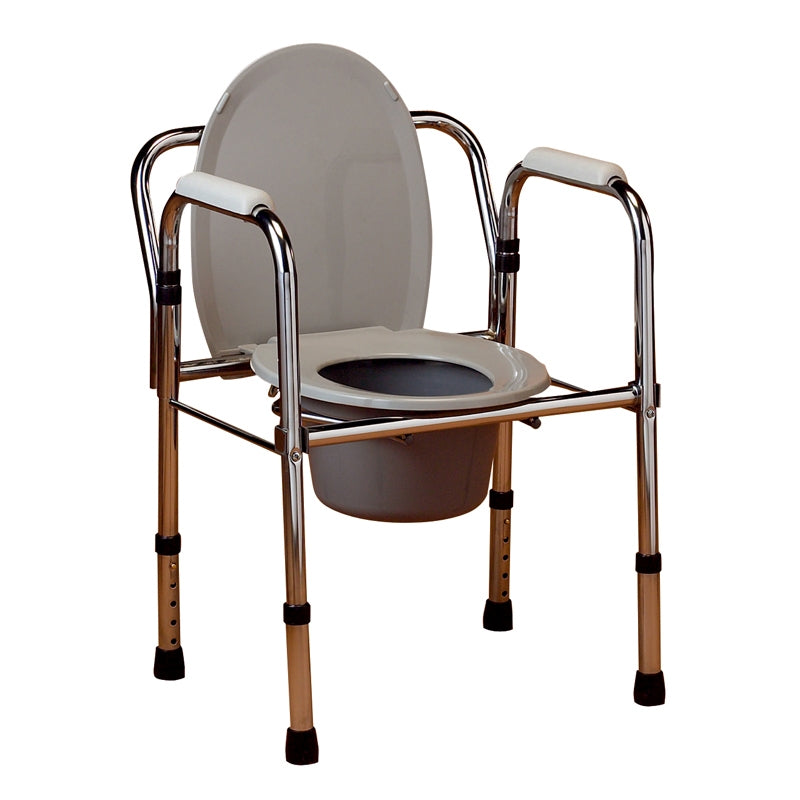Silla Inodoro C/Patas Regulables y Brazos
