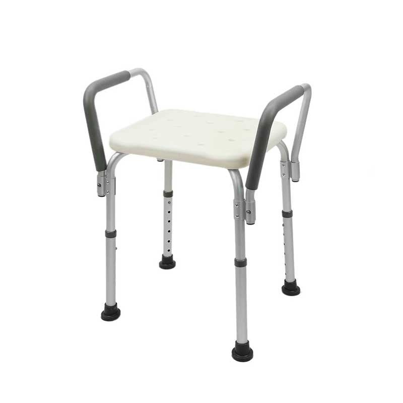 Banqueta de Ducha con Brazos de Aluminio