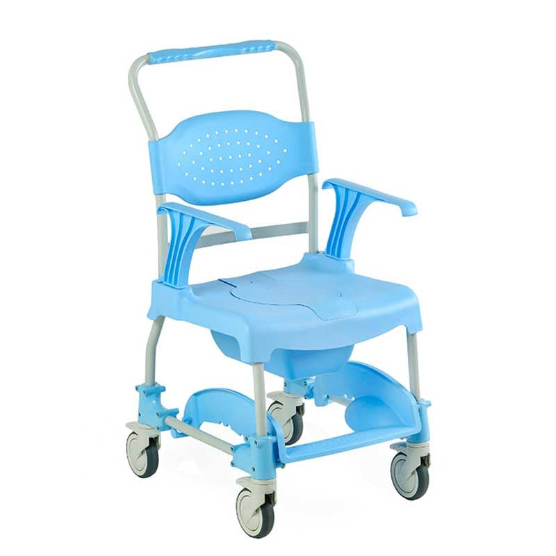 Silla Ruedas para Ducha Con Inodoro — Tecnimoem