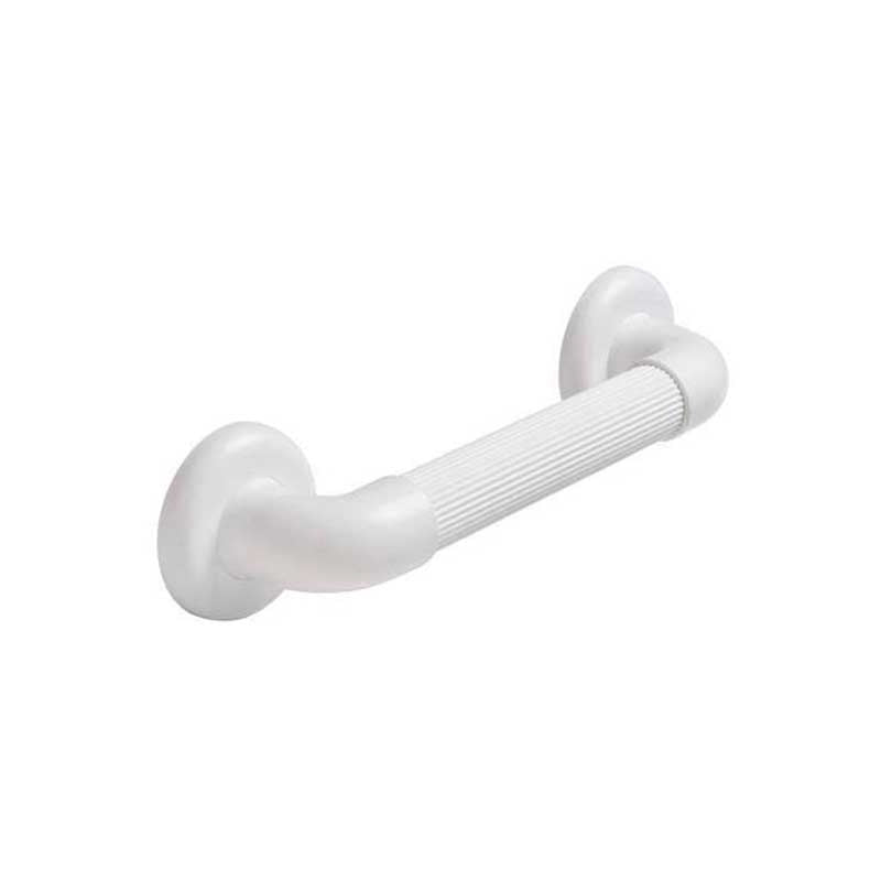 Asidero de Baño 30cm Estriado Blanco