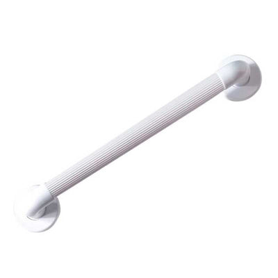 Asidero de Baño 45cm Estriado Blanco