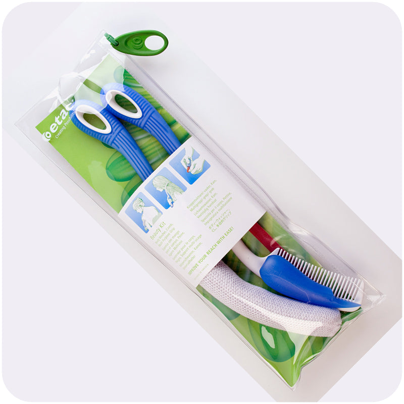 Kit de Beleza (Escova, Pente, Suporte de Lima) — Etac