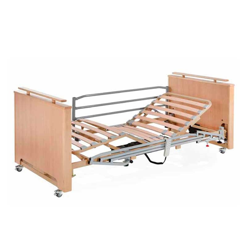 Cama Electrica Elevable Madera 'LOW' — Tecnimoem