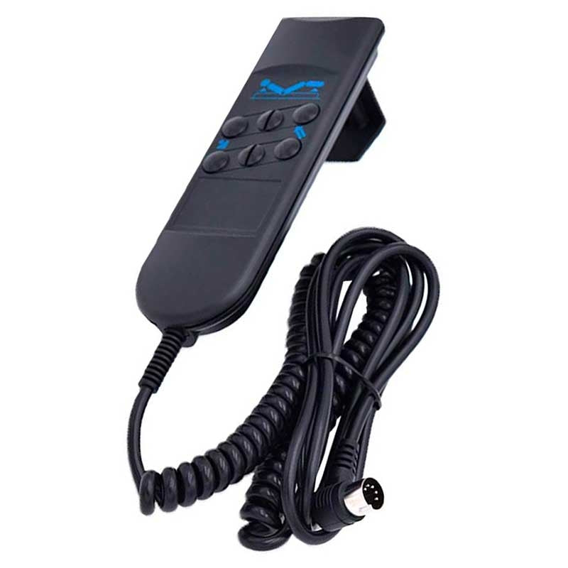 Mando para Motor Cama Baseline Negro/Azul — Bienestar Senior