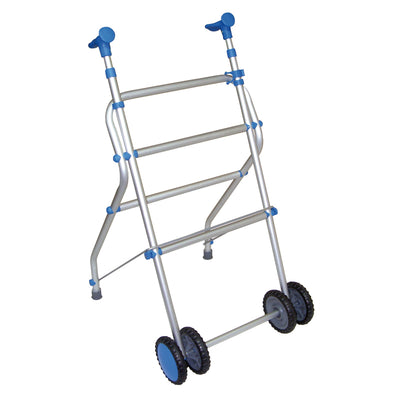 Andador de Aluminio Anatómico Doble Rueda