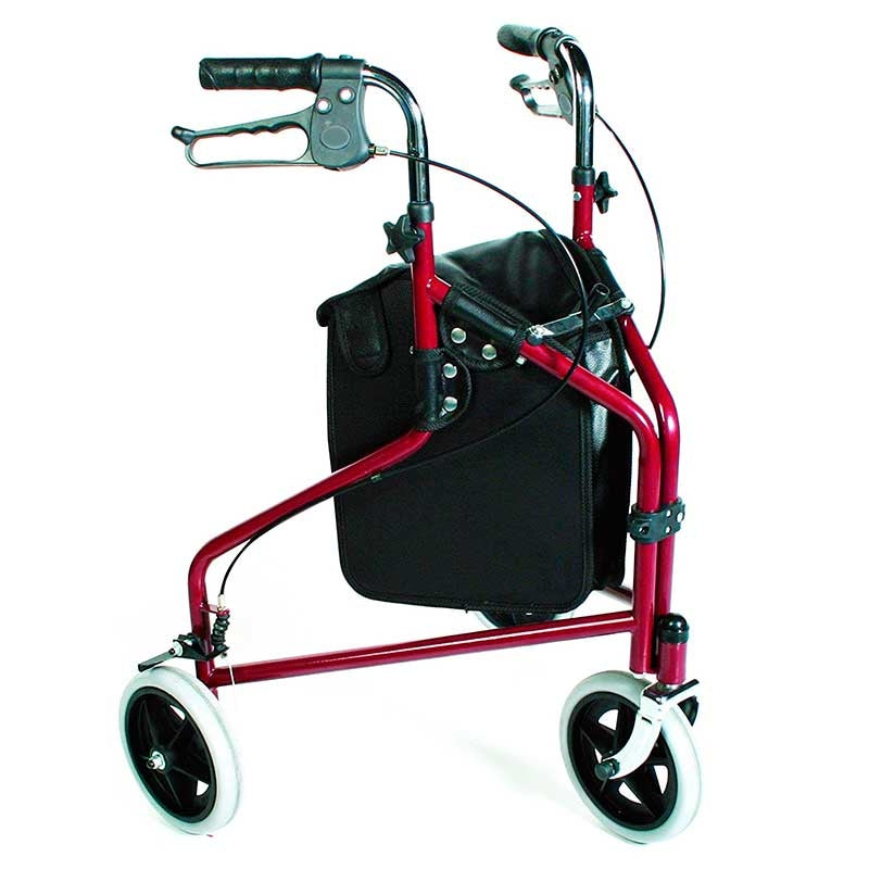 Andador Rollator Delta 3 Ruedas Plegable — Bienestar Senior