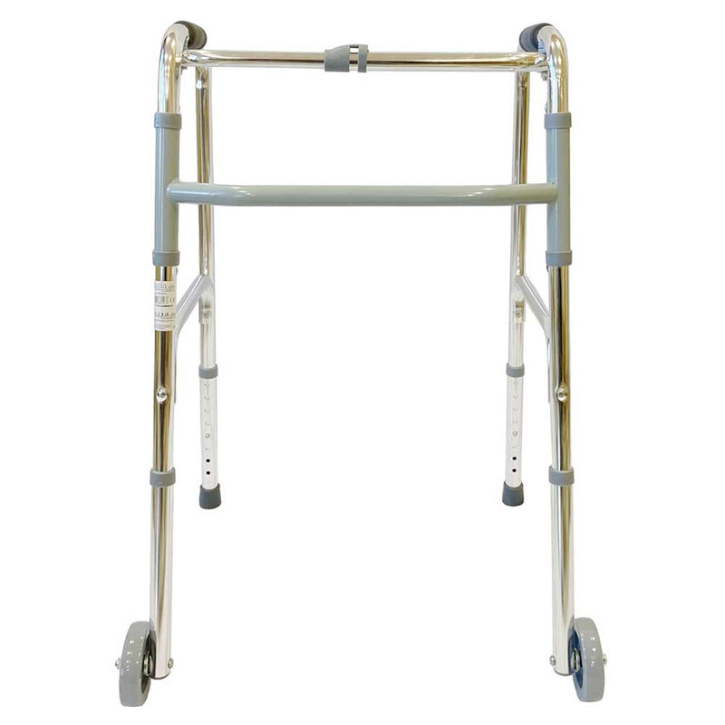 Andador Aluminio Plegable con Ruedas Delanteras