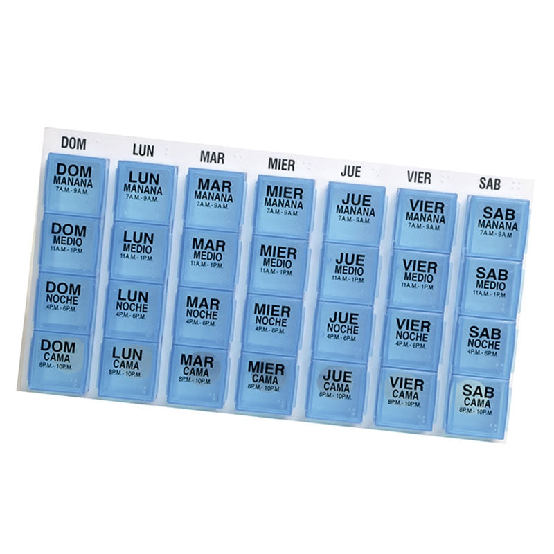 Caixa de Comprimidos Semanal/Individual 4 Tomadas (Azul) — Garcia1880
