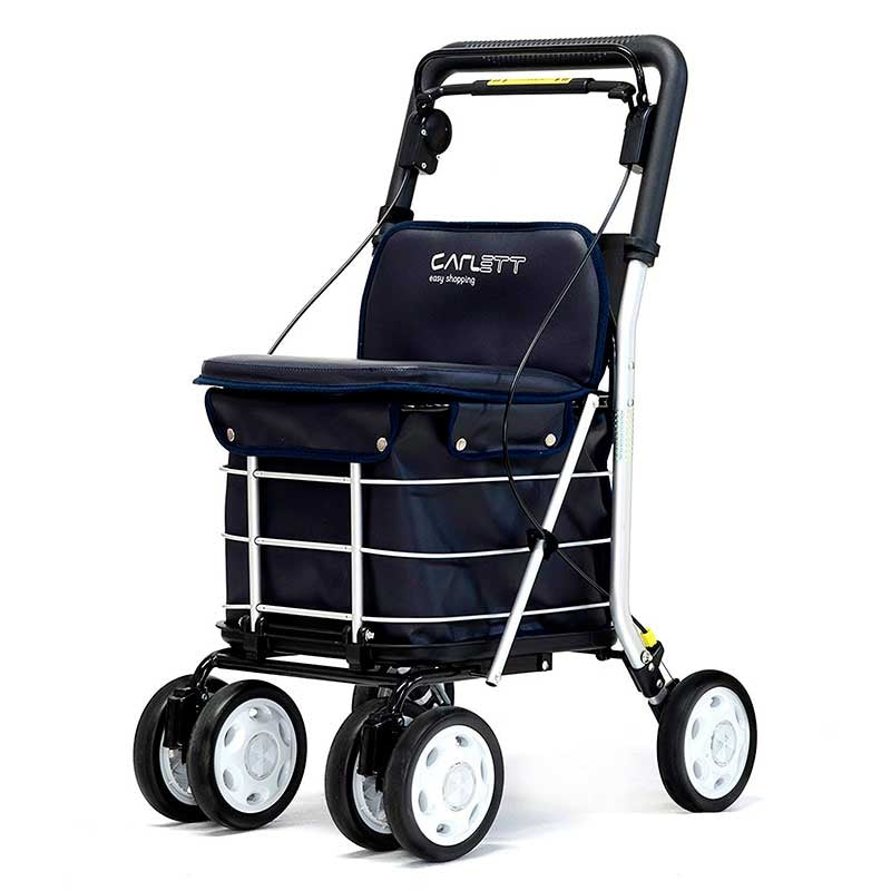 Carrito de Compra Plegable de Aluminio — Carlett
