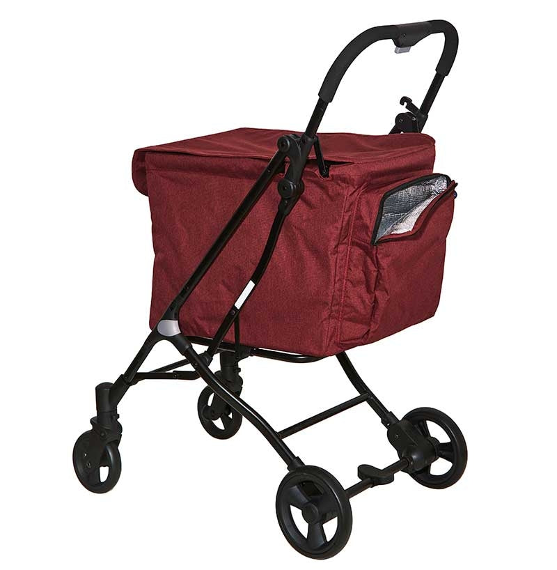 Carrito de Compra Plegable Oslo -Wine- — Karways