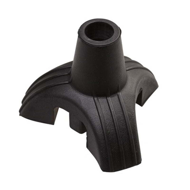 Contera Ø16/18mm. Negra Base Triangular