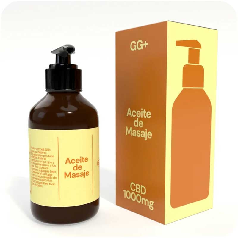 Aceite de Masaje CBD — GG+
