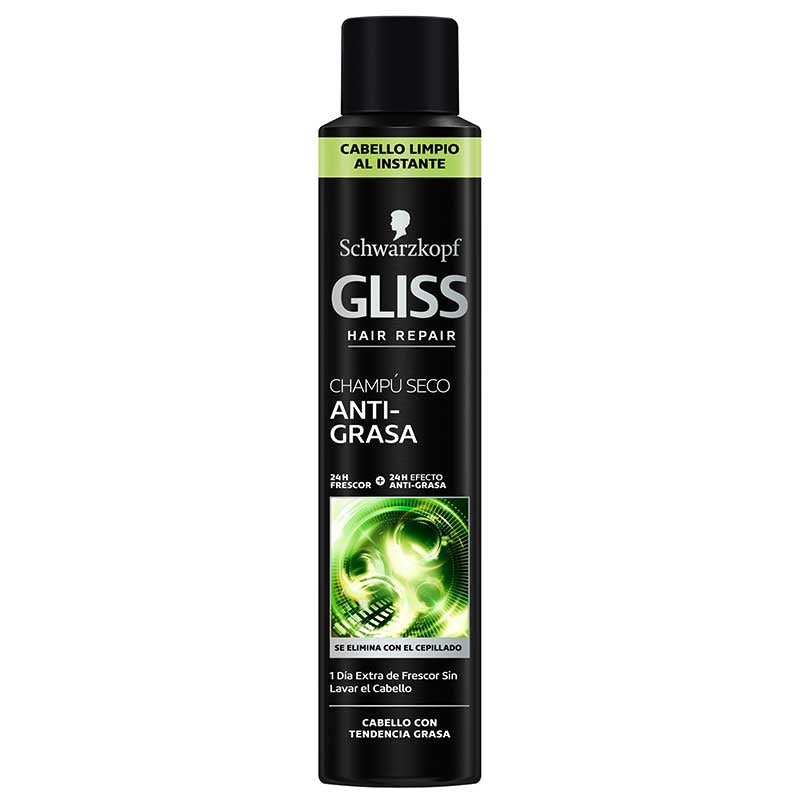 Champú Seco Antigrasa Verde (200ml.) — Gliss