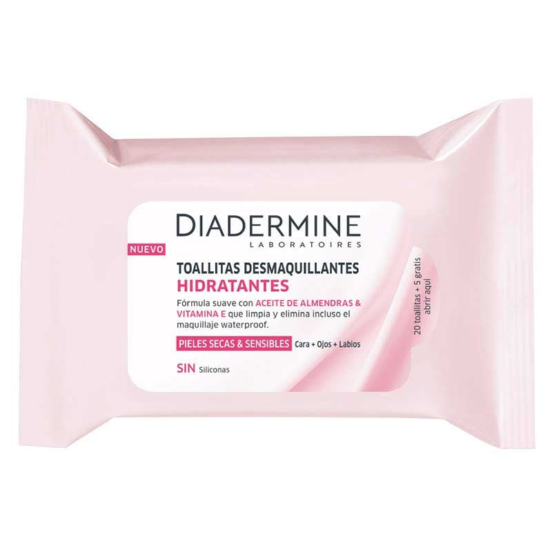 Toalhetes Desmaquilhantes Hidratantes — Diadermine