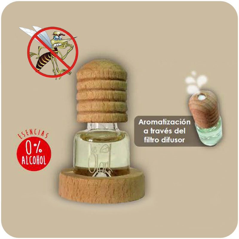 Ambientador Antimosquitos Citronella Base Madera 7ml. — Bienestar Senior