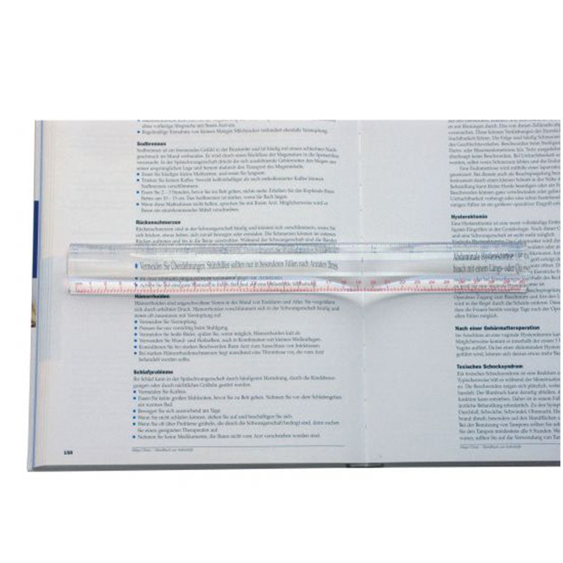 Lupa Régua para Leitura (Lente Orgânica) 30cm.