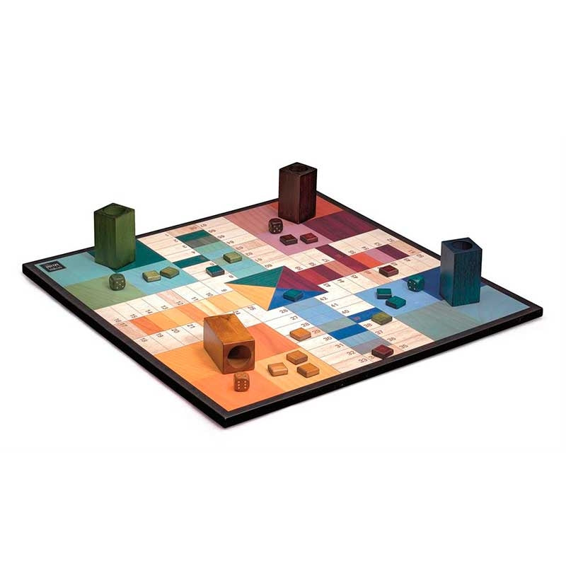 Jogo Parchis Madeira 'Deluxe'