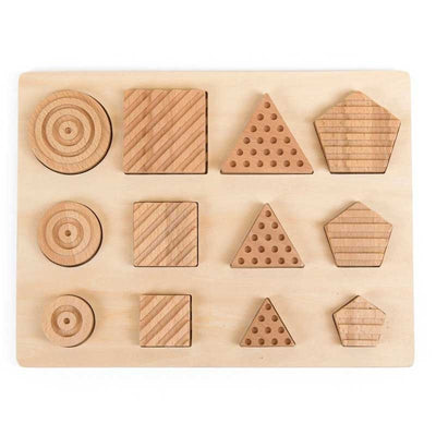 Juego Sensorial Formas y Tamaños
