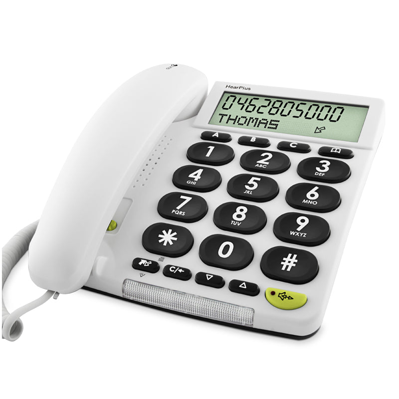 Teléfono (Doro HearPlus 313CI) Teclas Grandes Amplificado — Doro