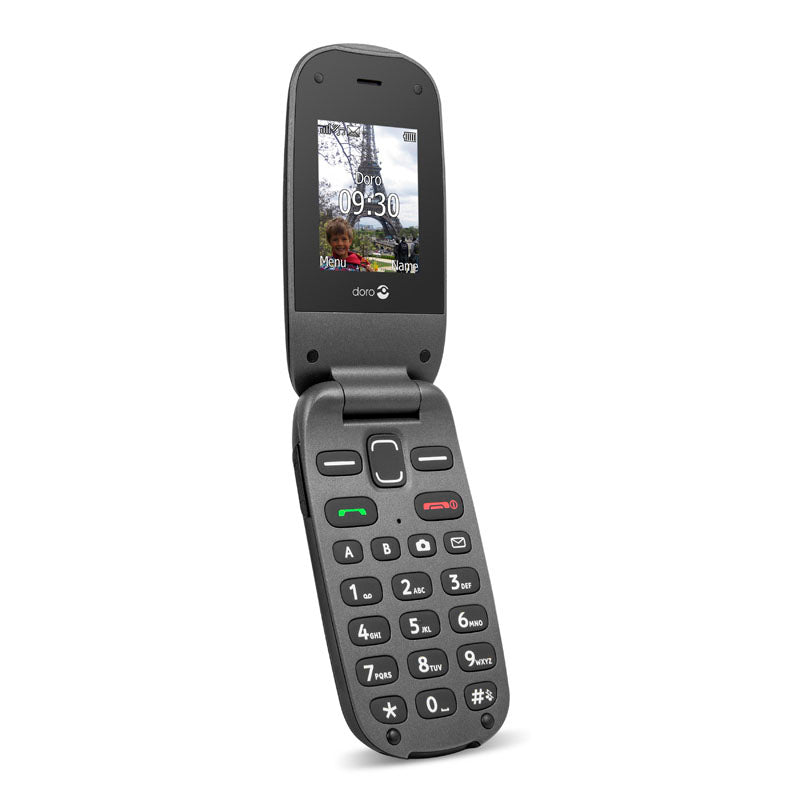 Doro PhoneEasy 607 - Teléfono Móvil Con Tapa -Negro-