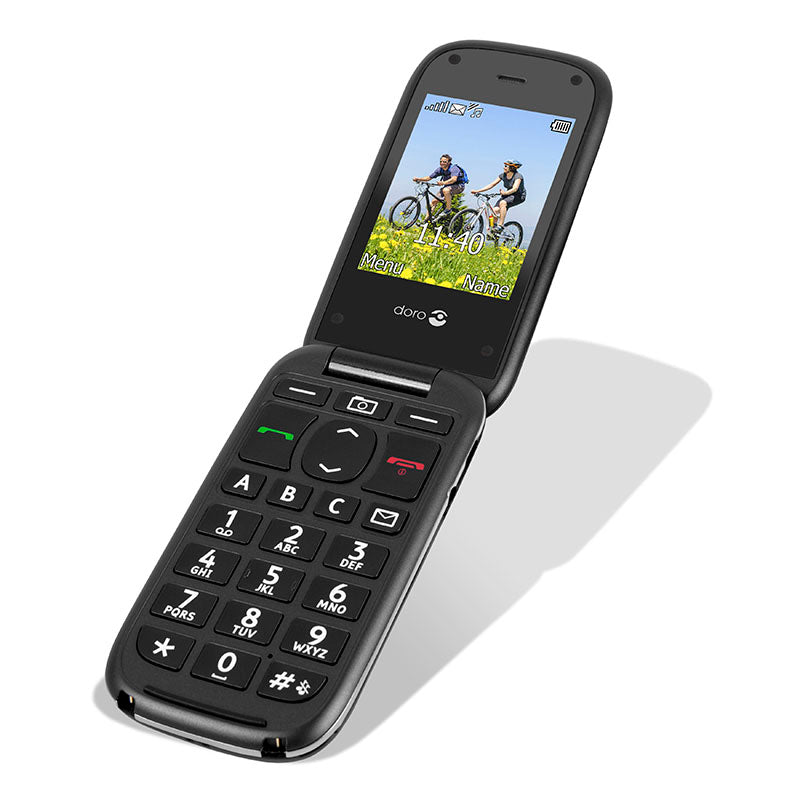 Doro PhoneEasy 613 - Telemóvel Ecrã Grande - Preto - — Doro