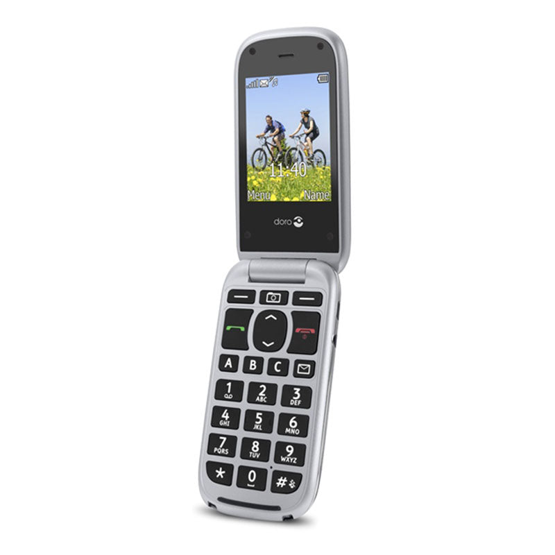Doro PhoneEasy 613 - Teléfono Móvil Pantalla Grande -Plata- — Doro