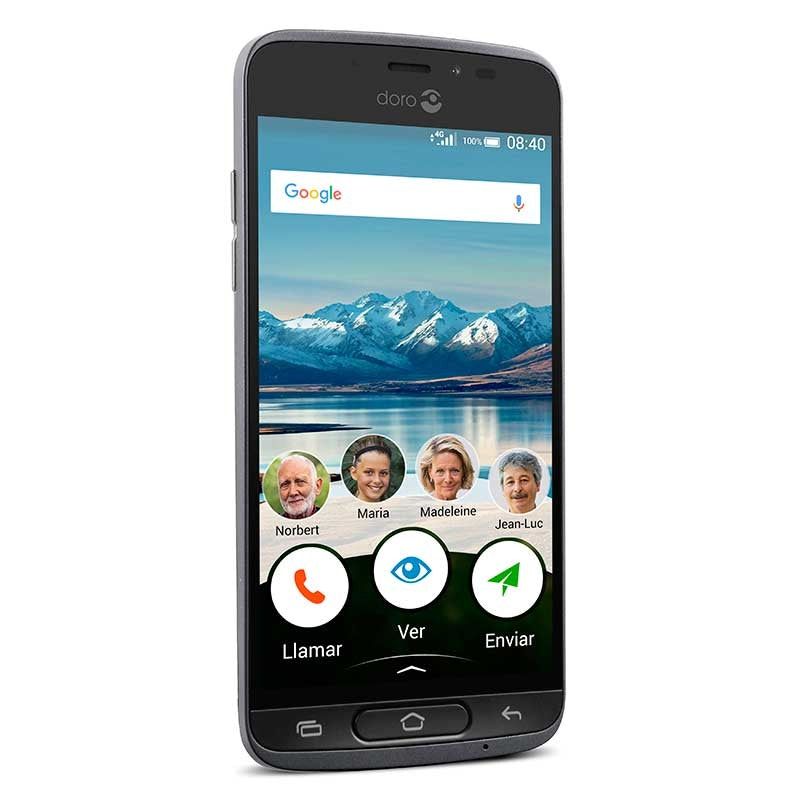 Telefono Movil (Doro 8040) Smartphone Tactil -Negro-