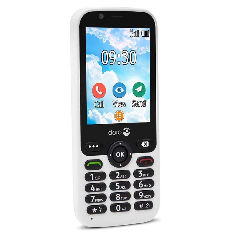 Telemóvel (Doro 7010) Ecrã, Apps, 4G -Branco- — Doro