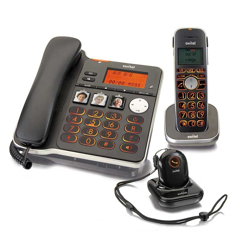 Teléfono Combo Amplificado con Colgante VITA — Switel