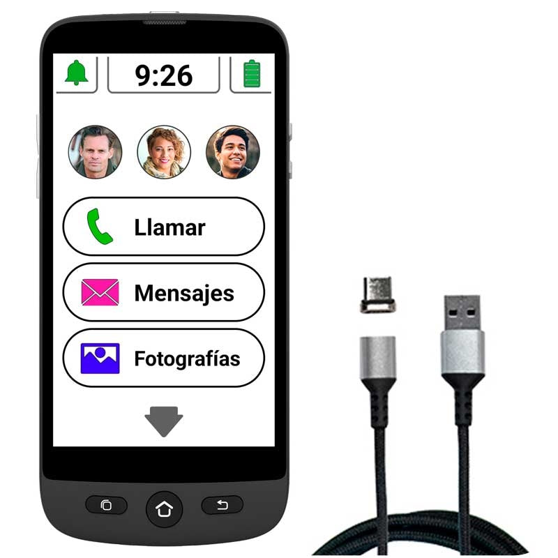 Teléfono Smartphone Swissvoice S510-M (Carga Magnética)