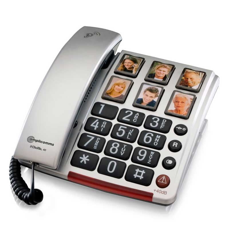 Telefone Amplificado com Fotos BigTel 40