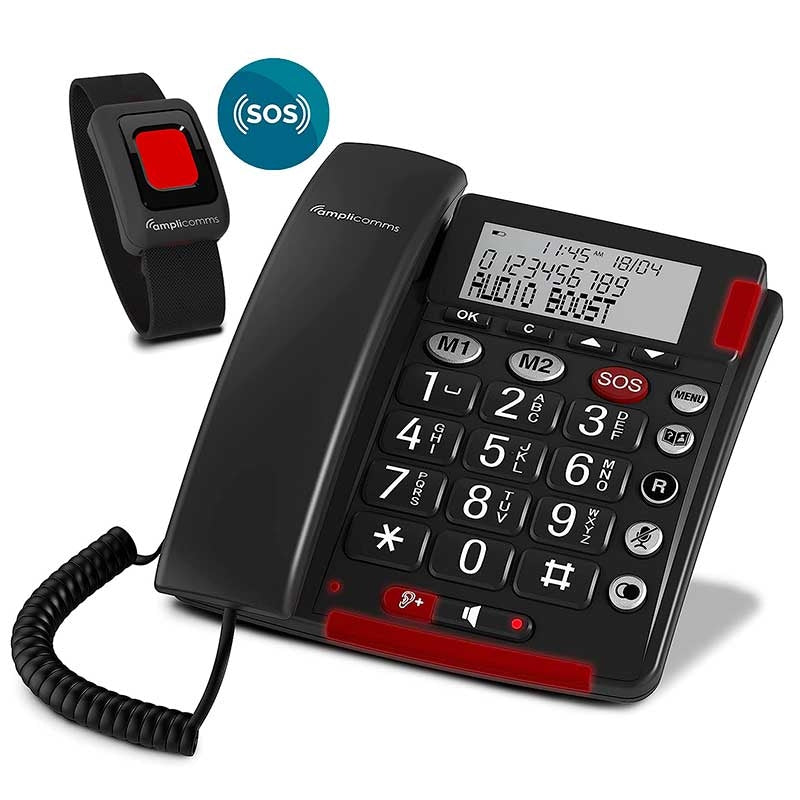 Teléfono Amplificado con SOS BigTel 50 Alarm Plus — Amplicomms