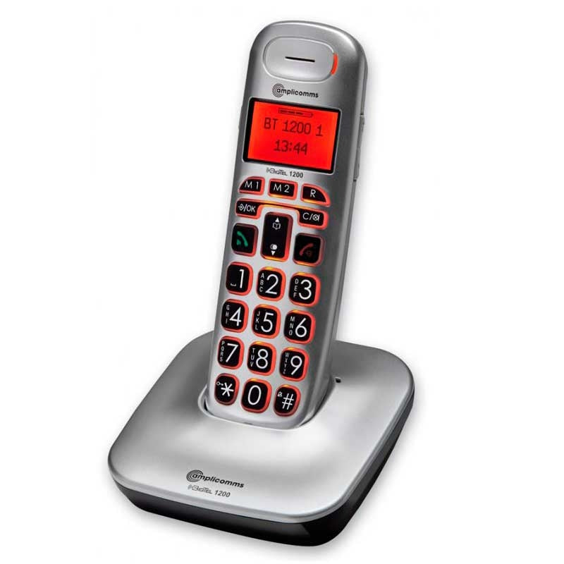 Teléfono Inalámbrico Amplificado BigTel 1200