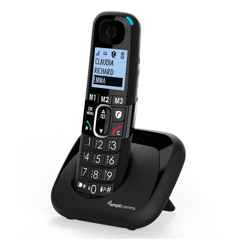 Teléfono Inalámbrico Amplificado BigTel 1500 — Amplicomms