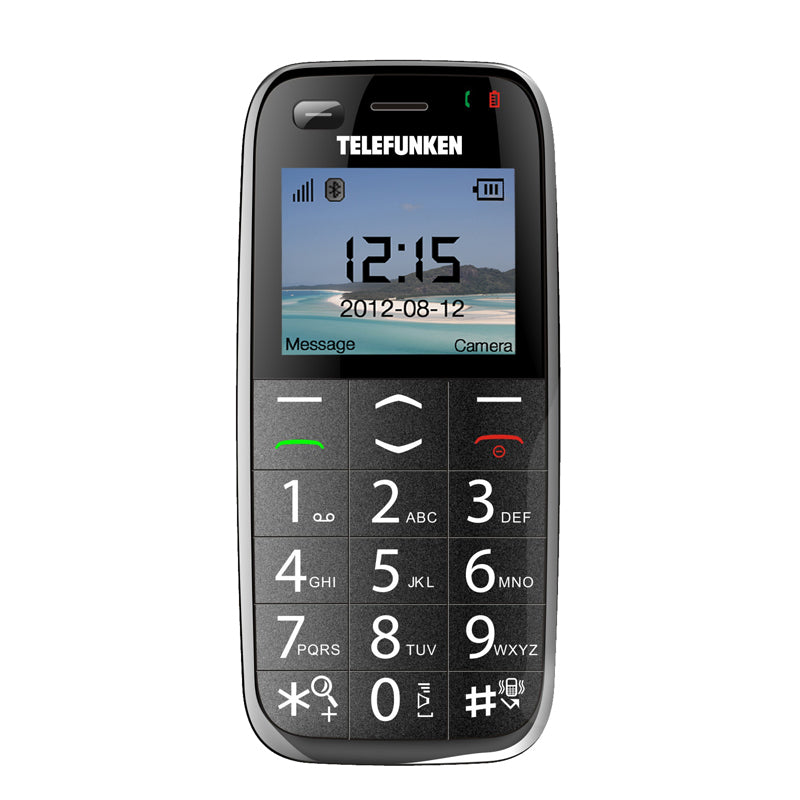 Teléfono Móvil Teclas Grandes Telefunken TM400 -Negro-