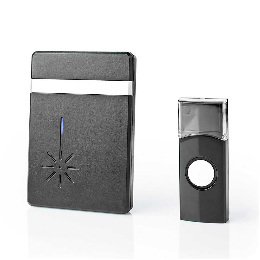 Timbre Inalámbrico Digital Extralargo Alcance - Instalación sin cables Preta — Bienestar Senior