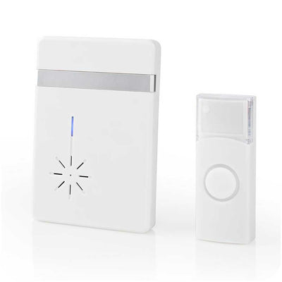 Timbre Inalámbrico Digital Extralargo Alcance - Instalación sin cables Blanco