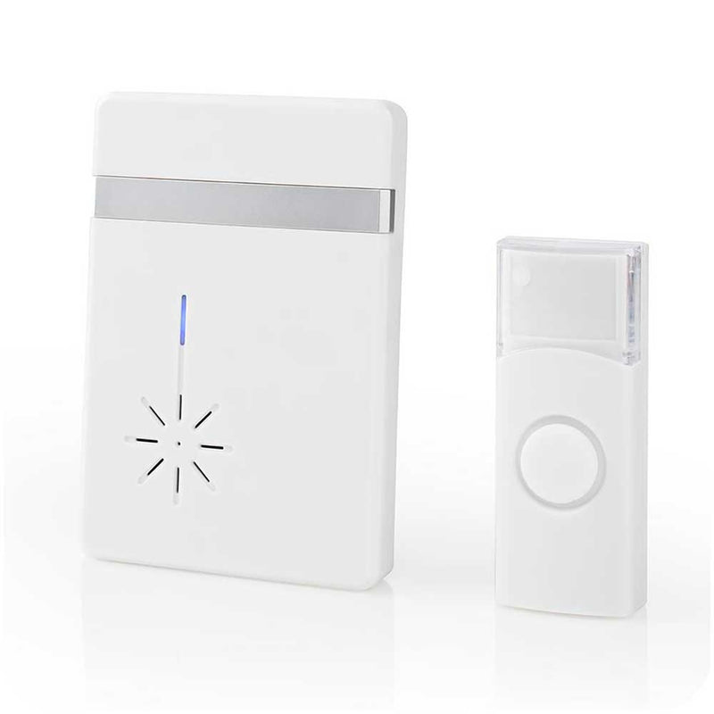 Timbre Inalámbrico Digital Extralargo Alcance - Instalación sin cables Blanco