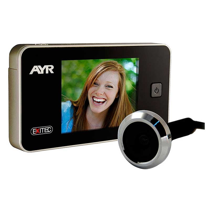 Mirilla Digital Pantalla 3,2' -Cromada-