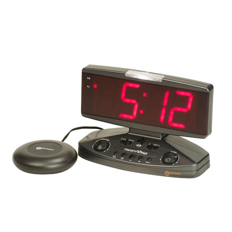 Despertador con Numeros Grandes y Vibrador de Almohada — Geemarc