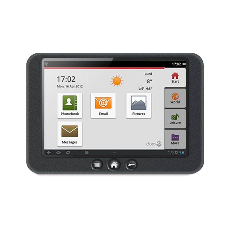 Aplicação Doro Experience para Tablets — Doro