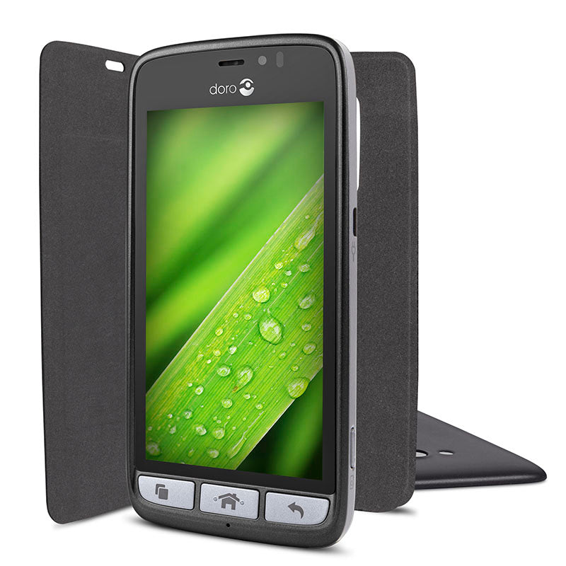 Funda para Telefono Movil (Doro 822/8030/8031) Flip Negra — Doro