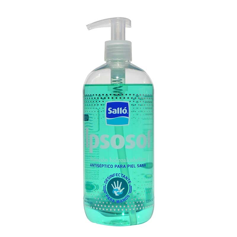 Limpiador Desinfección Manos Antiséptico 500ml. — Salló