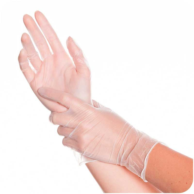 Guantes Vinilo Translúcidos S/Polvo 4,5Gr. (100uds.)